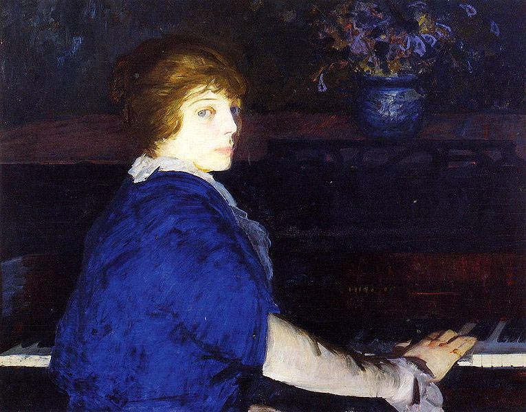 George Wesley Bellows Emma at the Piano